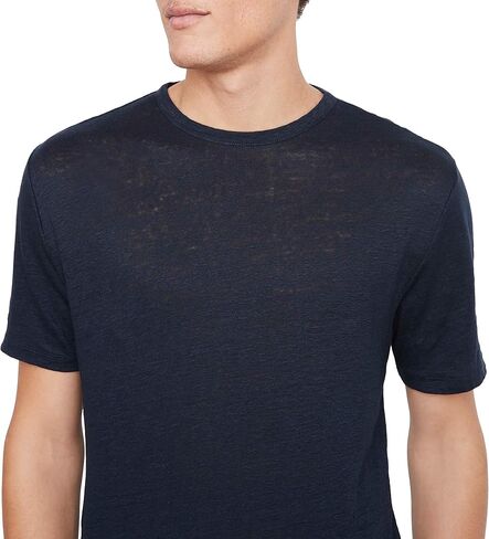 Vince Men's Linen S/S Crew in Saudi Arabia