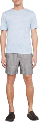 Vince Men's Linen S/S Crew in Saudi Arabia