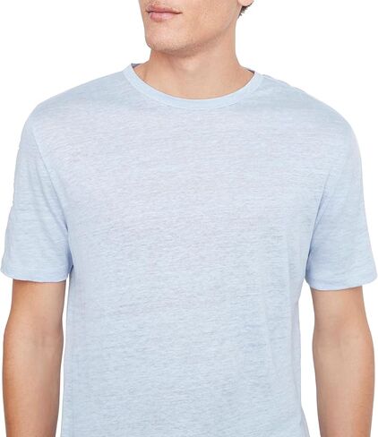 Vince Men's Linen S/S Crew in Saudi Arabia