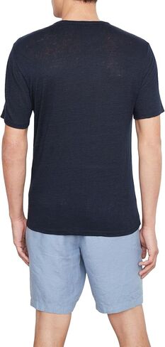 Vince Men's Linen S/S Crew in Saudi Arabia