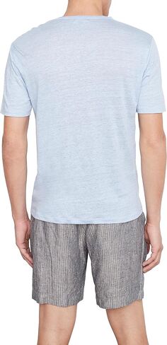 Vince Men's Linen S/S Crew in Saudi Arabia