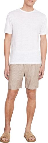 Vince Men's Linen S/S Crew in Saudi Arabia