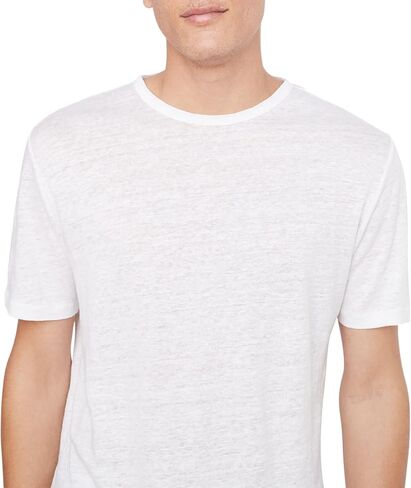 Vince Men's Linen S/S Crew in Saudi Arabia