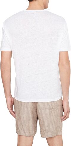 Vince Men's Linen S/S Crew in Saudi Arabia