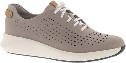 Clarks Un Rio Tie Sneaker, Stone Nubuck, 9 W in Saudi Arabia