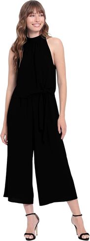 London Times womens Mock Neck Halter Jumpsuit in Saudi Arabia