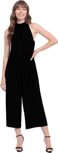 London Times womens Mock Neck Halter Jumpsuit in Saudi Arabia