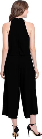 London Times womens Mock Neck Halter Jumpsuit in Saudi Arabia