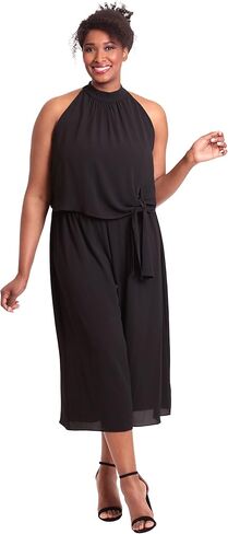 London Times womens Mock Neck Halter Jumpsuit in Saudi Arabia