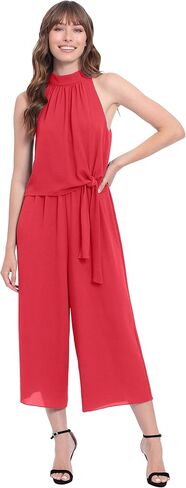 London Times womens Mock Neck Halter Jumpsuit in Saudi Arabia