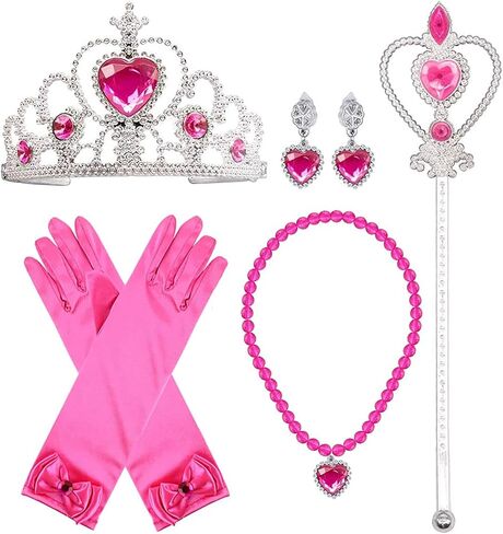 أزياء الهالوين الفاخرة للفتيات من Mecamelon ذات اللون العربي الوردي مع إكسسوارات in Kuwait