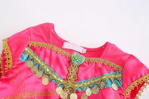 أزياء الهالوين الفاخرة للفتيات من Mecamelon ذات اللون العربي الوردي مع إكسسوارات in Kuwait