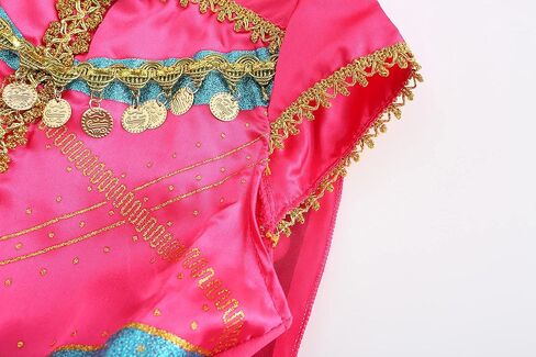 أزياء الهالوين الفاخرة للفتيات من Mecamelon ذات اللون العربي الوردي مع إكسسوارات in Kuwait