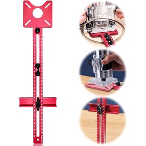 3 in 1 Router Milling Groove Bracket with Trimming Machine and Flip Board Function, Featuring Advantages for Milling Router Guide and Adjustable Aluminum Mill Slot Insertion Board for Woodworking