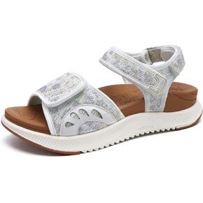 ONCAI Walking Sandals Women,Arch Support Hiking Sandals with Orthotic Outdoor Footbed for Plantar Fasciitis,Water Athletic Platform Sandalias Mujer with 3 Adjustable Strap (US Size 6-12)