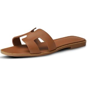 Womens Sandals H-Band Slides Flat Sandals for Women Summer Sandals