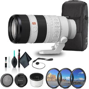Sony FE 70-200mm f/2.8 GM OSS II Lens SEL70200GM2, Filter Kit, Cap Keeper, Cleaning Kit