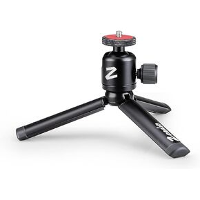 Zeadio Metal Mini Tripod + Ball Head Mount, with 1/4" Screw Desktop Tabletop Stand Tripod, Fits for Smooth4, Crane Plus, Crane2, Ronin-S, Vimble2, Gimbal Handle Grip Stabilizer and All Cameras