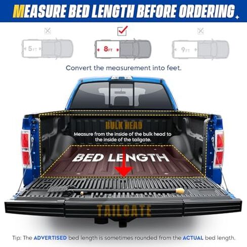 AEagle Soft Roll-up Truck Bed Tonneau Cover for 2019-2023 Ram 1500 New Body (Excl. Classic), Fleetside 5.7 ft 67 in Bed Without rambox, AETRD049-DG1923 in Kuwait