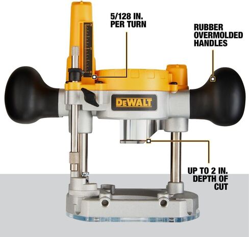 DEWALT Plunge Base For Compact Router, Steel Rods for Smooth Plunge Stroke (DNP612) in Saudi Arabia