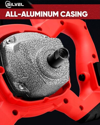 خلاط اسمنت سيلفيل، خلاط خرسانة كهربائي محمول بقوة 2300 وات، خلاط ملاط ​​محمول مع 6 سرعات قابلة للتعديل، خلاط طين 110 فولت لخلط الطين والأسمنت والملاط والطلاء والأعلاف in Kuwait