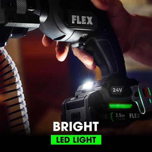 FLEX 24V Brushless Cordless Drywall Screw Gun Kit with (2) 2.5Ah Lithium Batteries and 160W Fast Chargers - FX1611-2AA in Saudi Arabia