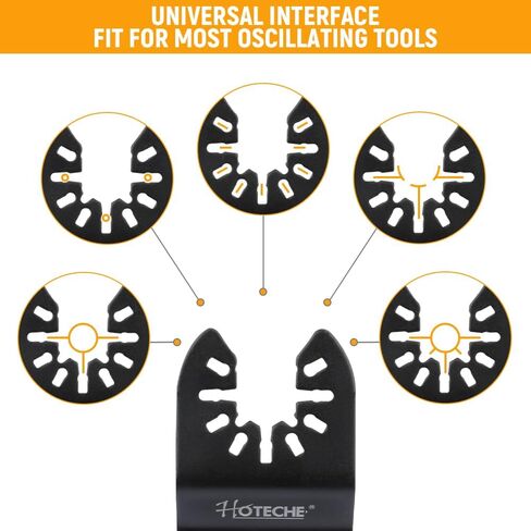 Hoteche 21Pcs Oscillating Tool Blades Set - Wood, Metal, and Sanding Accessories Kit for Multitool in Saudi Arabia