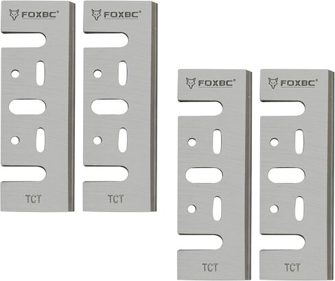 FOXBC 3-1/4 Inch Tungsten‑Carbide Planer Blades Replacement for Makita, DeWalt, Bosch, Ryobi and Most Hand-Held Planer - 2 Sets in Saudi Arabia