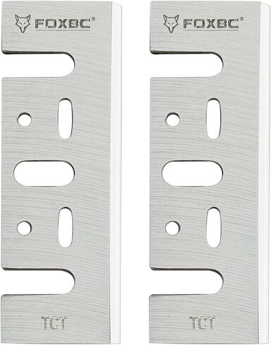 FOXBC 3-1/4 Inch Tungsten‑Carbide Planer Blades Replacement for Makita, DeWalt, Bosch, Ryobi and Most Hand-Held Planer - 2 Sets in Saudi Arabia