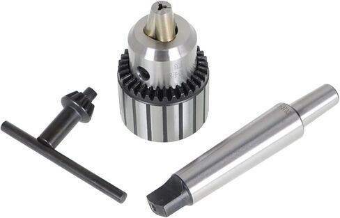 1/32-5/8 MT3-JT33 Heavy Duty Drill Chuck with Drill Chuck Tightening Key Fit for CNC Lathe Milling Drill Machine in Saudi Arabia
