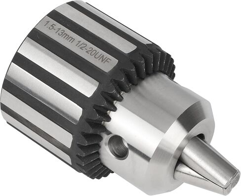 Heavy Duty 1/2-20UNF Drill Chuck for 1/2-20UNF Thread Spindle,with 1/4" Hex Shank, SDS Plus Shank Quick Conversion Adapt and K32 Chuck Jaw Tightening Key (1/16"-1/2" Capacity) in Saudi Arabia