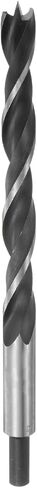 Brad Point Drill Bits 16mm/0.6" Dia Straight Round Shank Drill Metric Brad Point 4.7" Drilling Depth Spiral Twist Drill Bits for Carpenter Woodworking Plastic Rubber, Black in Saudi Arabia