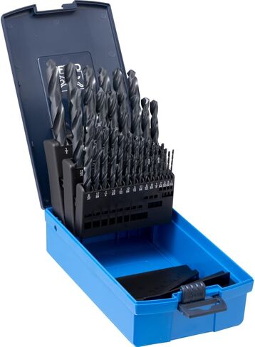 PFERD HSS Twist Drill Bit Set 1/16-1/2" M35 (Co5) INOX - 29 Pieces - Premium Cobalt Drill Bits for Tough Materials, Stainless Steel, Non-Ferrous Metals - 135° Split Point Jobber-Length - Part 20076 in Saudi Arabia