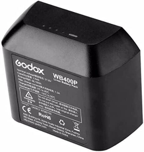 GODOX WB400P لاستبدال بطارية AD400Pro - حزمة بطارية ليثيوم قابلة للشحن DC 21.6V / 2600mAh in Saudi Arabia