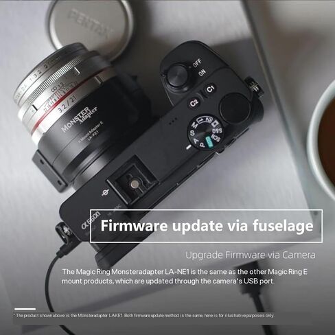 محول Monster LA-FE2 محول التركيز التلقائي لعدسة Nikon F Mount إلى Sony E Mount Camera حلقة محول إلكتروني، حلقة محول عدسة مع محرك مزدوج مدمج، جيل جديد in Kuwait