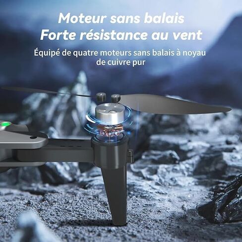 Drone with Camera for Adults 4K, Triple Camera, 360° Obstacle Avoidance, GPS Drone, 90 Mins Flight, 3 Batteries, Brushless Motor, 90° Adjustable Lens, 5GHz Transmission, Auto Return, Follow Me, 4K Drones for Adults and Beginners........ in Saudi Arabia