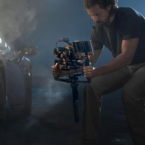 DJI RS 4 Pro, 3-Axis Gimbal Stabilizer for DSLR & Cinema Cameras Canon/Sony/Panasonic/Nikon/Fujifilm, 2nd-Gen Native Vertical Shooting, 4.5kg (10lbs) Payload, Dual Focus & Zoom Motors in Saudi Arabia
