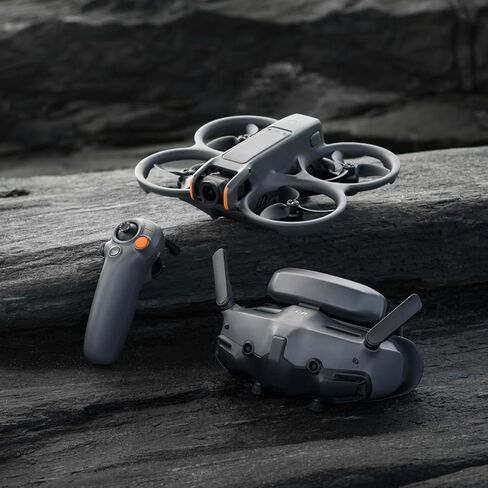 DJI Avata 2 (طائرة بدون طيار فقط)، طائرة بدون طيار FPV مع كاميرا 4K، تجربة طيران غامرة، واقي المروحة المدمج، سهولة اللف/اللف، زاوية رؤية واسعة للغاية 155 درجة، متوافقة مع RC Motion 3، كاميرا بدون طيار بمحتوى POV in Kuwait