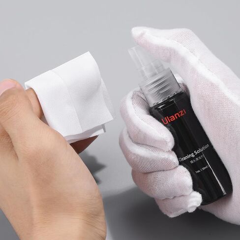 مجموعة تنظيف الكاميرا الاحترافية ULANZI CO26 لكاميرات APS-C، مجموعة تنظيف عدسات الكاميرا المحمولة، مسحة تنظيف المستشعر، قلم العدسة، منفاخ الهواء، قماش التنظيف، منظف سائل مع حقيبة حمل in Kuwait