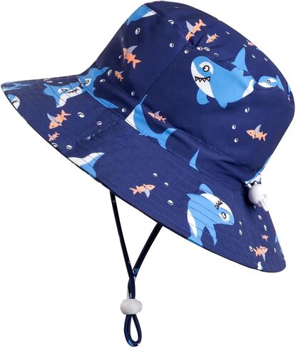Baby Toddler Boys UPF 50+ Rashguard Set Swimsuit with Sun Hat Bathing Suit Swimwear for Beach Pool Sun Protection in Saudi Arabia