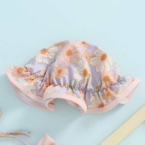 Toddler Girls Two Pieces Swimsuit Infant Baby Girls Bathing Suit Swimwear Summer Beach Bathing Suit in Saudi Arabia