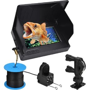 Fishing Camera Waterproof Fish Finder with Enhanced Vision Ultra-Wide Lens, Underwater Fish Finder for Ice, Lake Offshore Angling, IP68 Waterproof Underwater Camera for Fishing, 4.3-Inch in Saudi Arabia