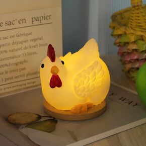 Chicken Egg Night Lght, Handwork Cute Chicken Butt Lamp, Funny Battery-Operated Table Lamp Decoration for Home, Bedroom, Study Room, LED Animal Novelty Lamp for Birthday Christmas Gifts in Saudi Arabia