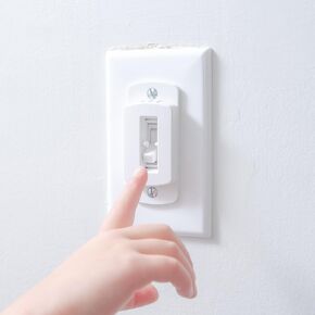 Light Switch Cover Guard (6 Pack, Toggle Style) – Childproof Light Switch Lock Prevents Kids from Turning Lights On/Off – Easy for Adults to Use – White ABS – Quick Installation with Included Screws in Saudi Arabia