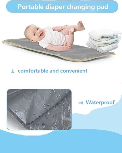 حقيبة حفاضات على ظهر حقيبة ، حقيبة أطفال مع وسادة تغيير ، حمل حقيبة حفاضات مقاومة للماء ، يجب أن تكون ضرورية حديثي الولادة ، هدايا استحمام الطفل الفاخرة للبنين والبنات ، الأسود in Kuwait