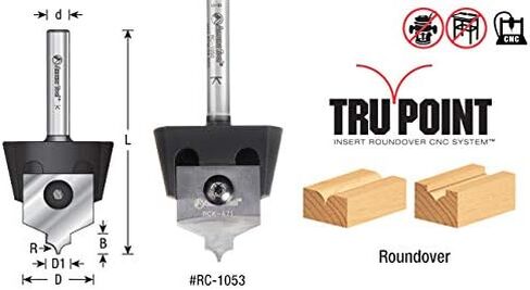 Amana Tool - 1/4" R Roundover/Rc-1050/1052 (RCK-473), Industrial Grade in Saudi Arabia