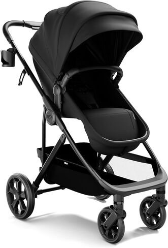 Mompush Wiz Pro 4-in-1 Baby Stroller with Newborn Mode, Full-Size All-Terrain Premium Stroller from Newborn to Toddler, Snack Tray Included for Easy Feeding & Outing, Lay-Flat in Seconds in Saudi Arabia