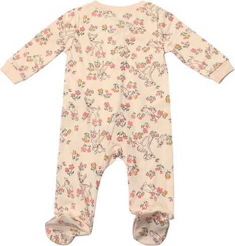 Magic Threadz Disney Clothes Baby Girls Coveralls Coveralls Winnie the Pooh و Bambi و Marie Printiped (0/3M-6/9M) in Kuwait