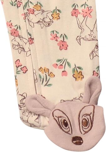 Magic Threadz Disney Clothes Baby Girls Coveralls Coveralls Winnie the Pooh و Bambi و Marie Printiped (0/3M-6/9M) in Kuwait