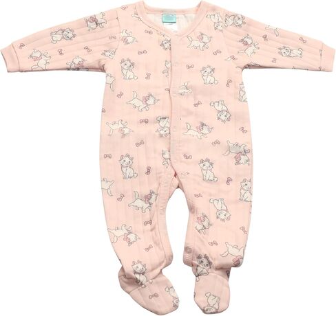 Magic Threadz Disney Clothes Baby Girls Quilted Footie Coveralls Winnie the Pooh, Bambi and Marie Printed Onesie (0/3M-6/9M) in Saudi Arabia